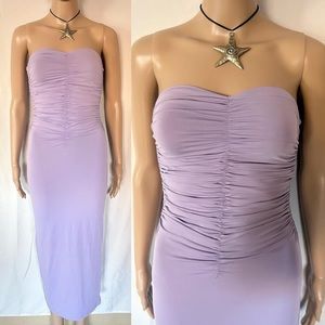 NWT ZARA Lavender Tube Dress - S